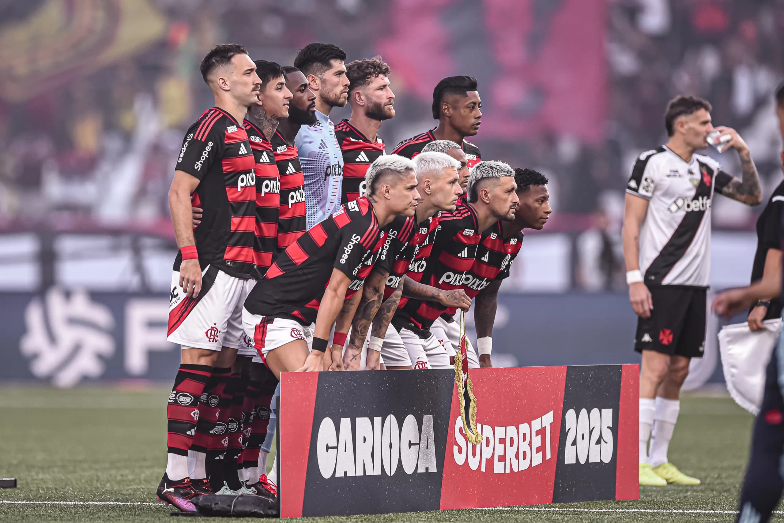 De olho no rival: Flamengo perde titular para o jogo contra o Palmeiras