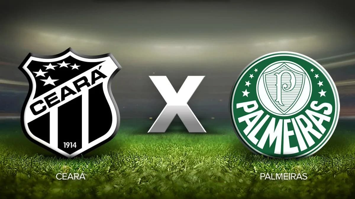 Ceará x Palmeiras: saiba como assistir ao jogo AO VIVO na TV