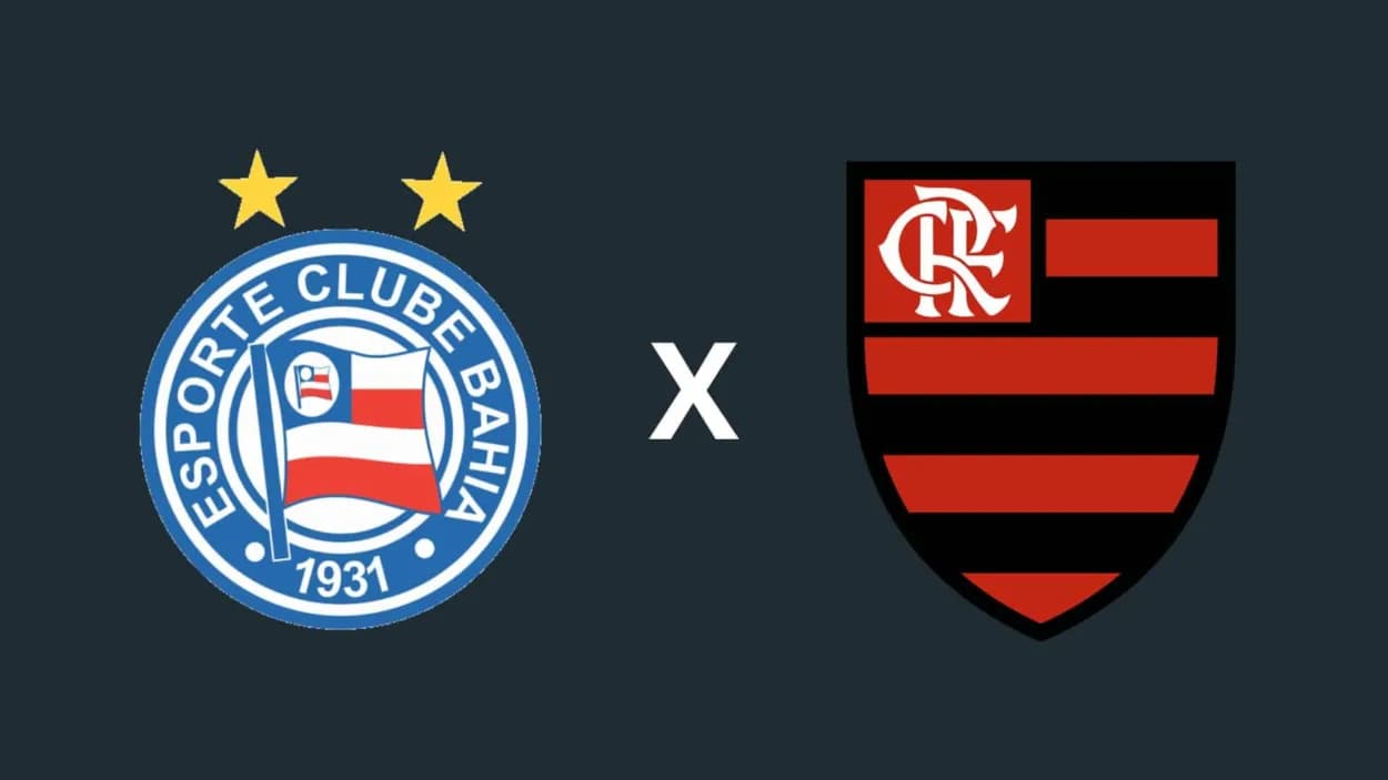 Bahia x Flamengo hoje: horário, escalações e transmissão ao vivo do Brasileirão
