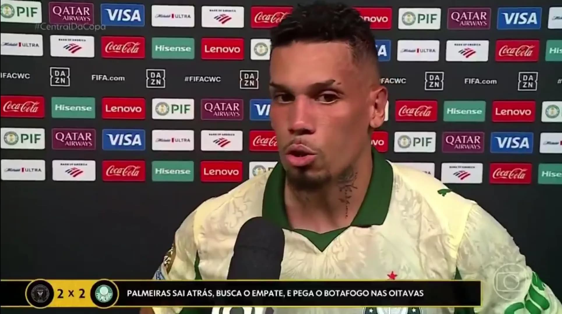 Mundial de Clubes: Paulinho exalta reação do Palmeiras e projeta mata-mata após empate com Inter Miami