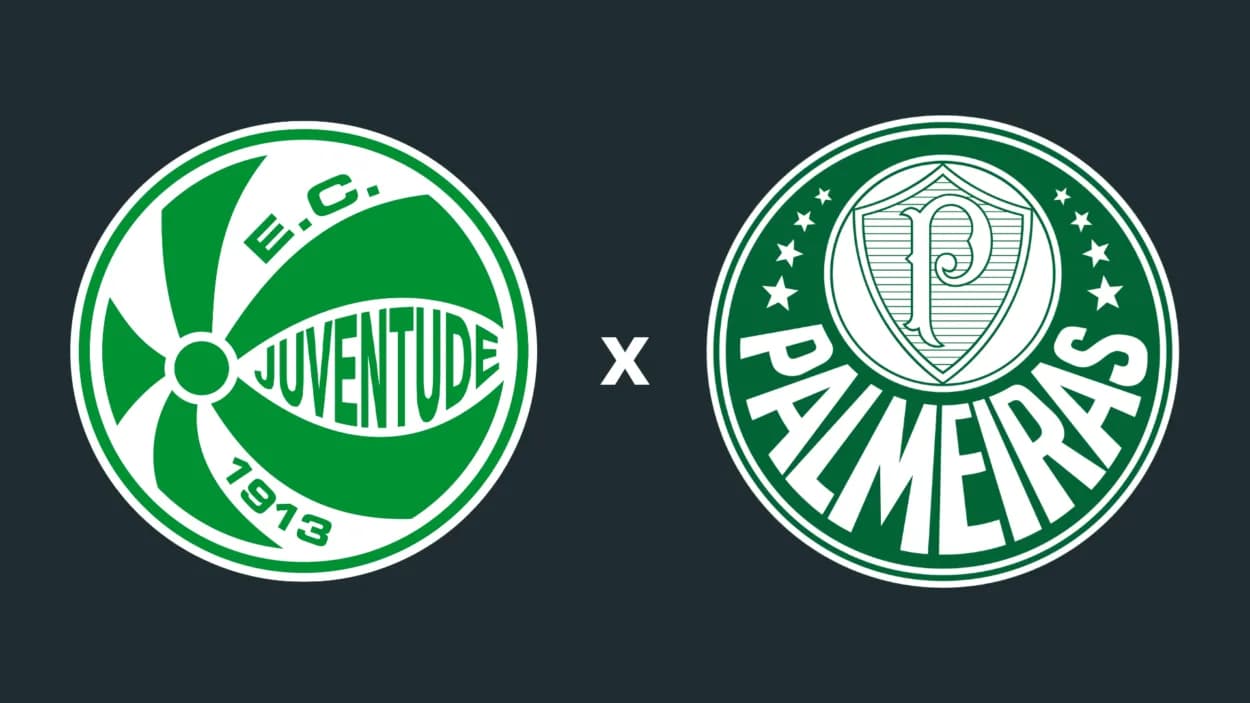 Juventude x Palmeiras: onde assistir, escalações e desfalques