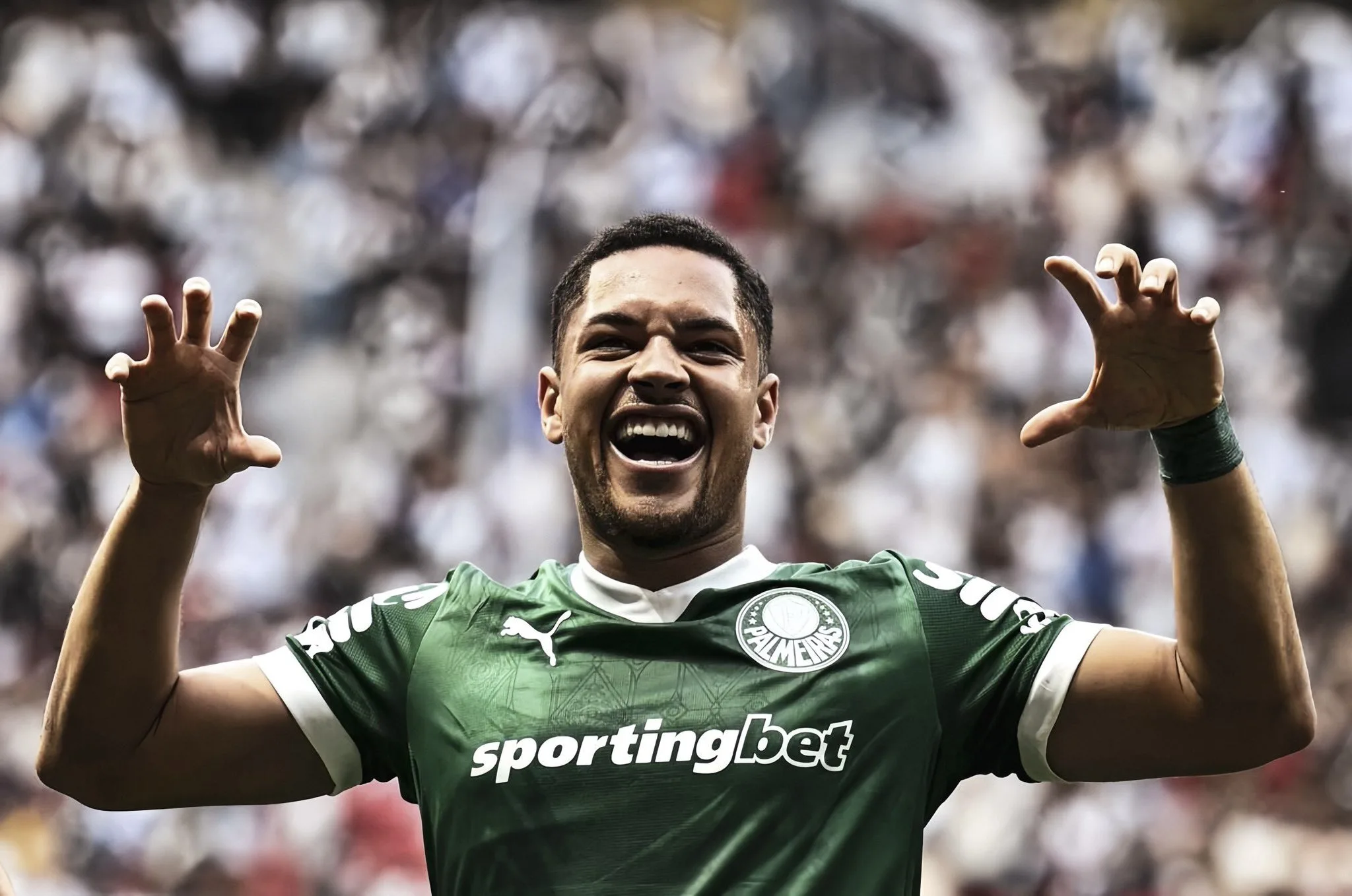 Palmeiras entra em campo contra o Cerro Porteño