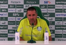 João Martins concedeu coletiva de imprensa pelo Palmeiras