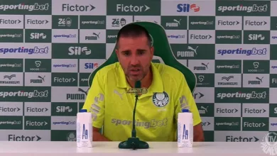 João Martins concedeu coletiva de imprensa pelo Palmeiras