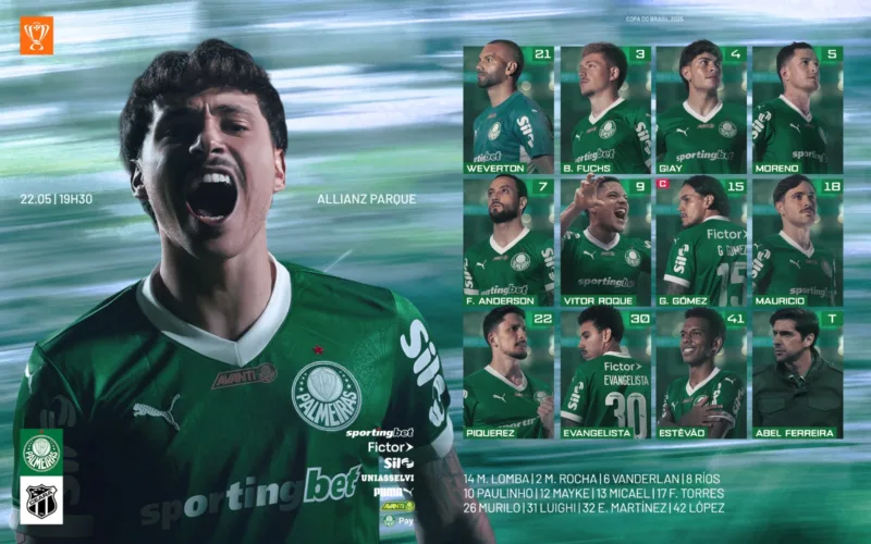 Palmeiras terá mudanças para encarar o Ceará