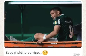 Com gol de Vitor Roque, Palmeiras quebra invencibilidade e venceu o São Paulo; veja memes