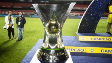 Brasileirão 2025 com a taça da Série A