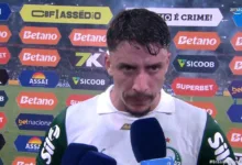 Piquerez em ação pelo Palmeiras