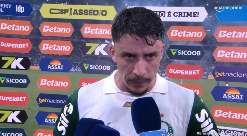 Piquerez em ação pelo Palmeiras