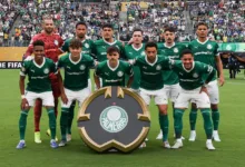 Palmeiras x Al Ahly em campo.