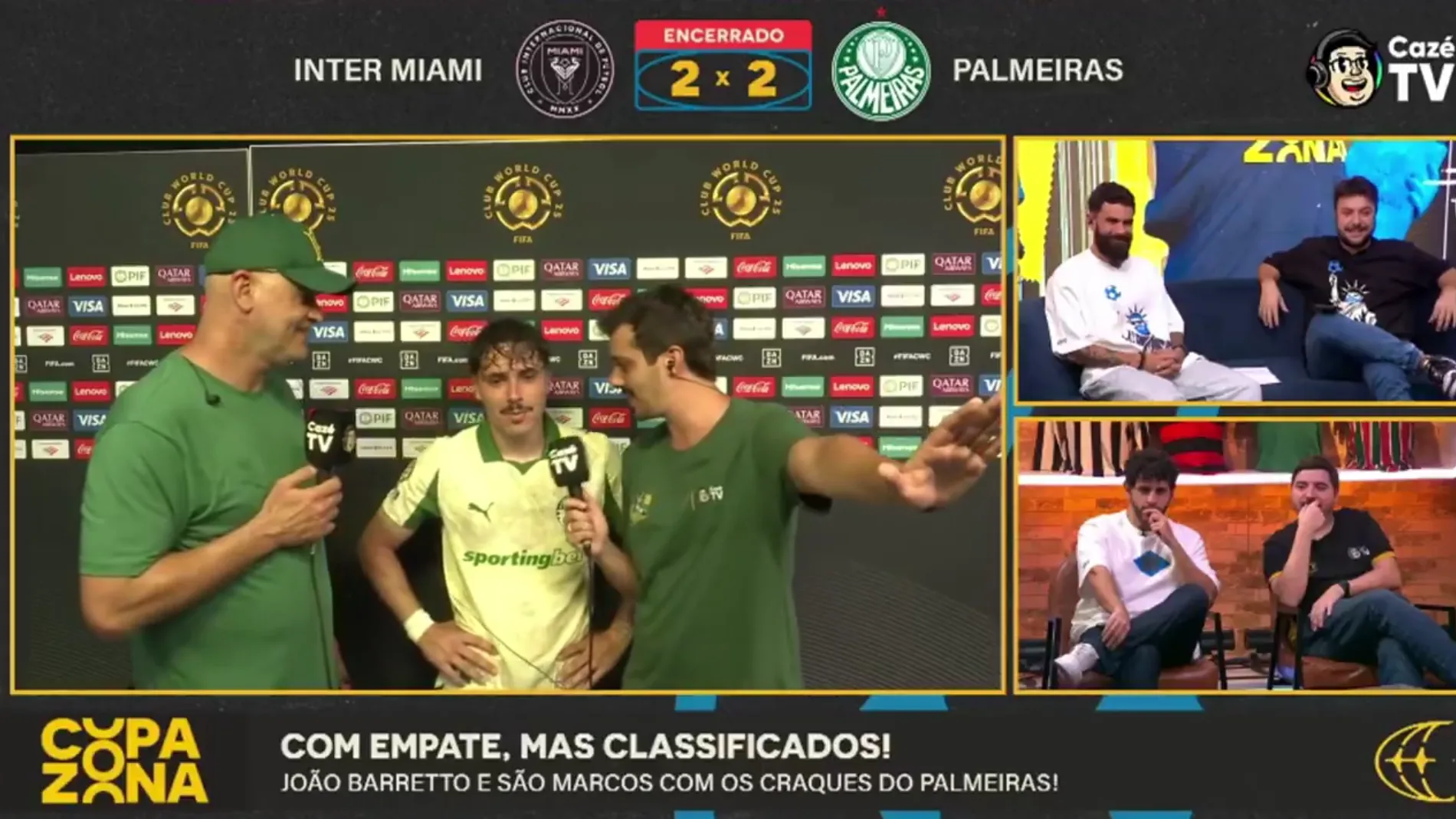 Mauricio se rende a força coletiva do Verdão após empate diante da Inter Miami