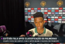 Estêvão aponta “gosto de vitória” em empate e destaca resposta do Palmeiras