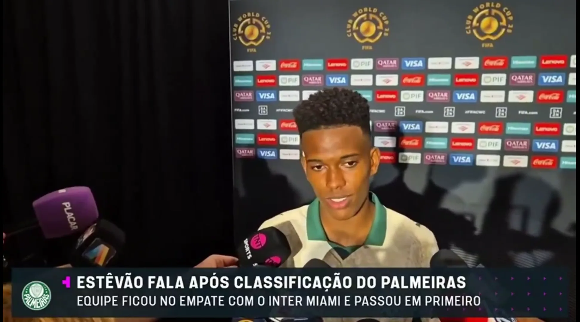Estêvão aponta “gosto de vitória” em empate e destaca resposta do Palmeiras