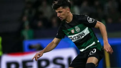 Corinthians e o Gabriel Teixeira em ação pelo Sporting