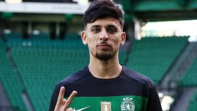 Gabriel Teixeira em ação pelo Sporting