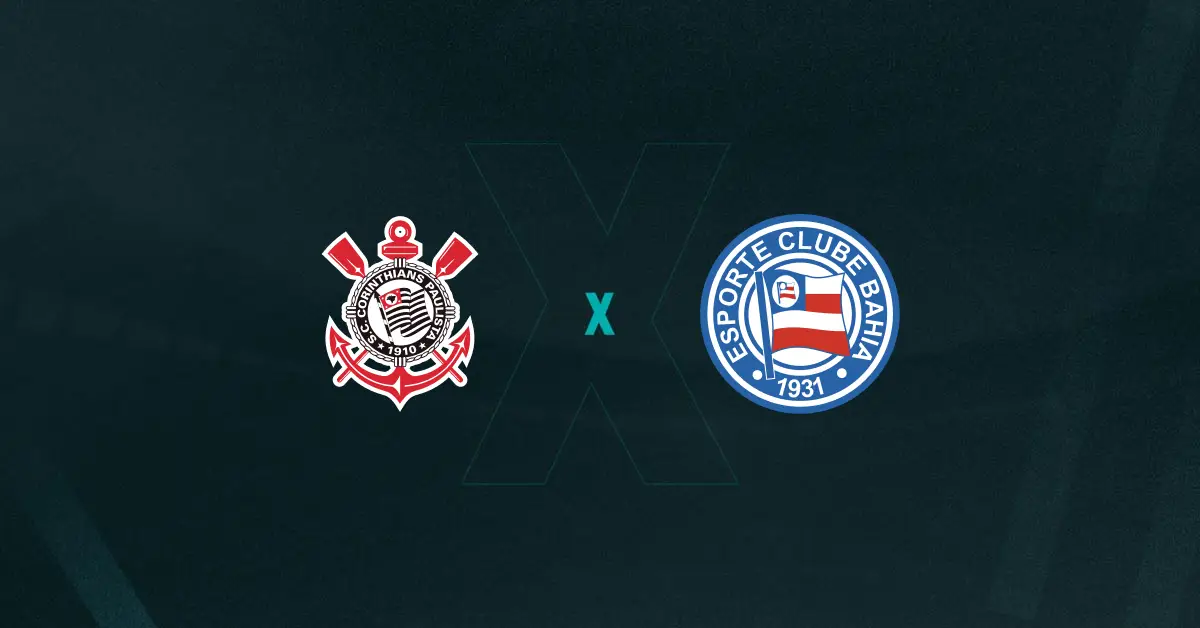 Jogo do Corinthians: veja a provável escalação e onde assistir AO VIVO contra o Bahia