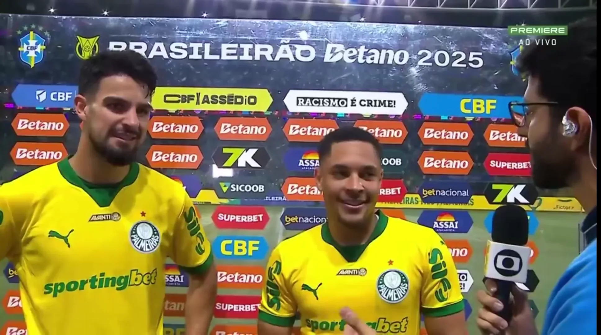 Flaco López e Vitor Roque repercutem nome da dupla após vitória do Palmeiras