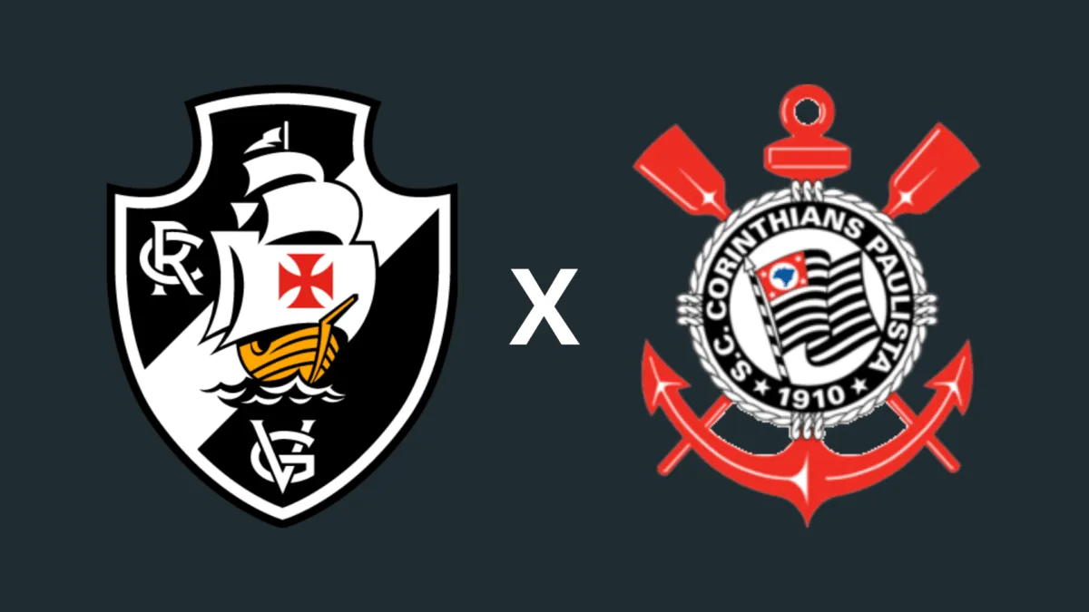 Vasco x Corinthians: saiba onde assistir o jogo AO VIVO na TV