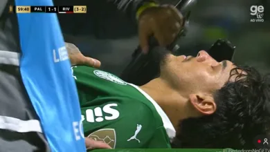 Susto no Allianz: Gustavo Gómez vai ao hospital durante vitória do Palmeiras
