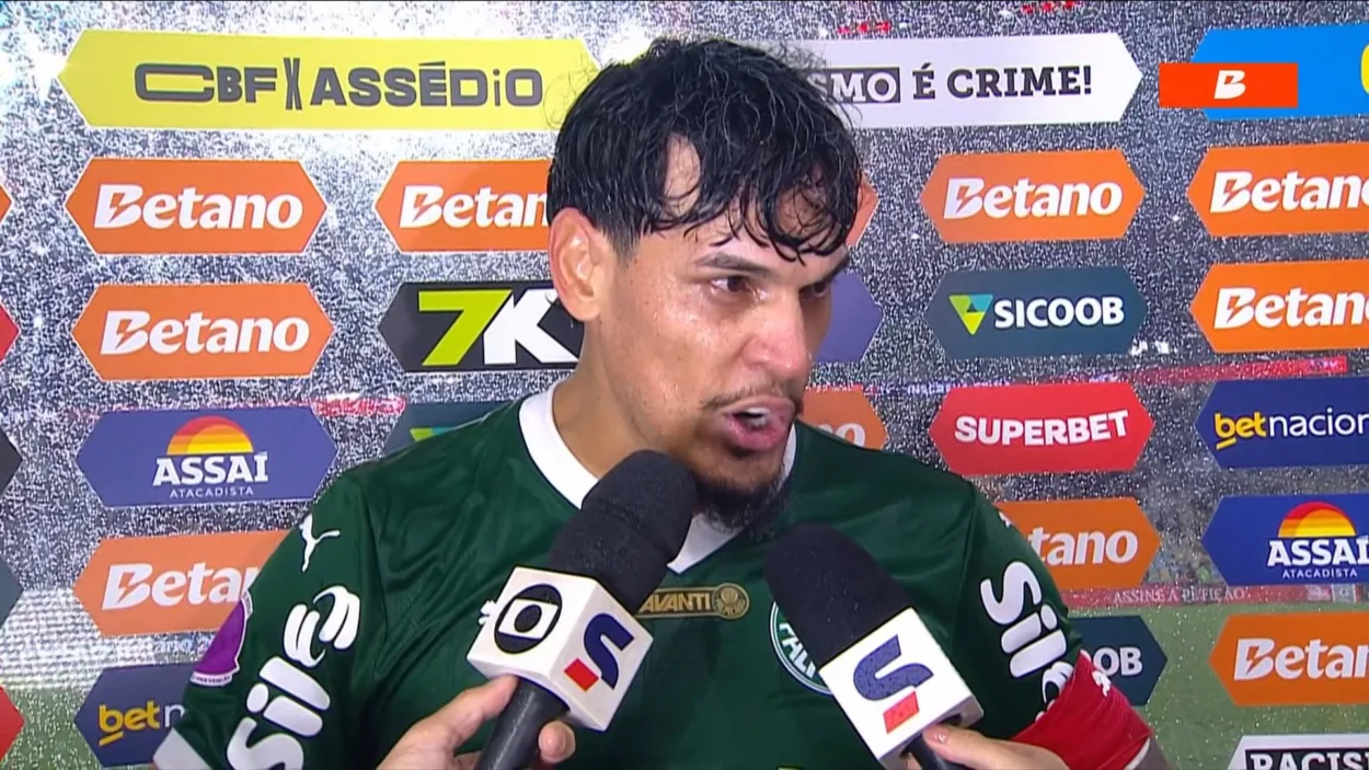 Gustavo Gómez diz que Palmeiras esteve abaixo fisicamente e lamenta: “Líder não pode tomar gols assim”