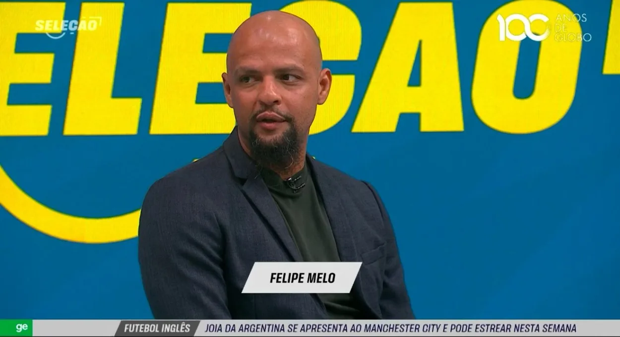 Felipe Melo pede convocação de jogador do Flamengo e dispara: “É muito melhor”